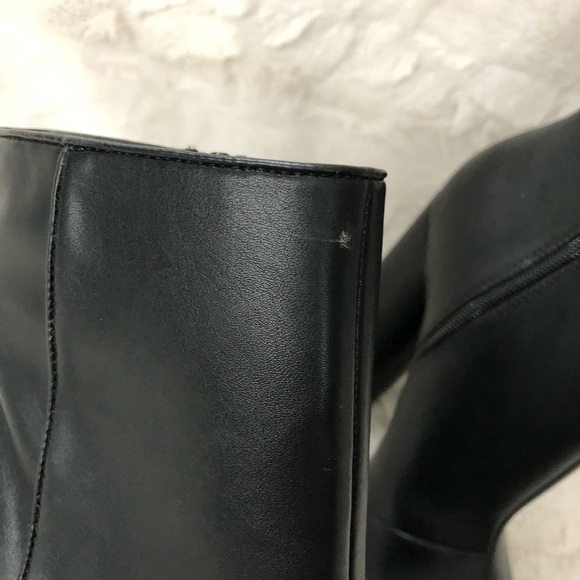 NWOT ASOS Shoes Vegan Leather Platform Boo… - Picture 8 of 8